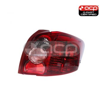 Tail Lamp Drivers Side Certified Suits Toyota Corolla ZRE152R 2007 to 2009