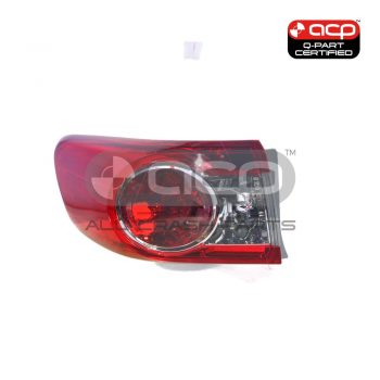Tail Lamp Passenger Side Certified suits Toyota Corolla ZRE152R Sedan 4/2010 to 12/2013