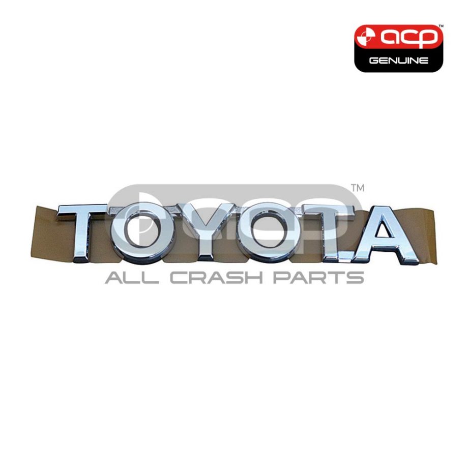 Boot lid Emblem "Toyota" Genuine suits Toyota Corolla