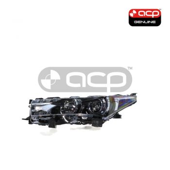 LED Head Lamp Passenger Side Genuine Suits Toyota Corolla ZR ZRE172R Sedan 12/2013 to 11/2016