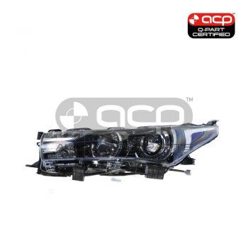 LED Head Lamp Passenger Side Certified Suits Toyota Corolla ZR ZRE172R Sedan 12/2013 to 11/2016
