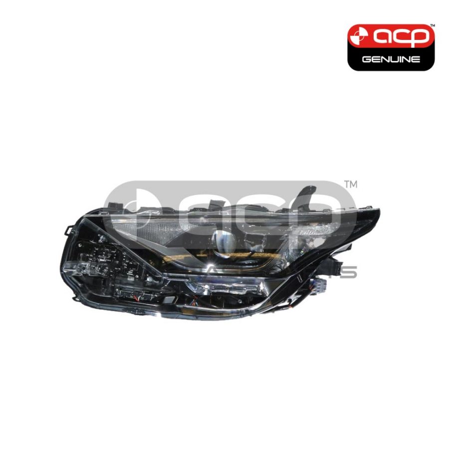 LED Electric Adjust Head Lamp Passenger Side Genuine Suits Toyota Corolla ZWE186R 2016 to 2018