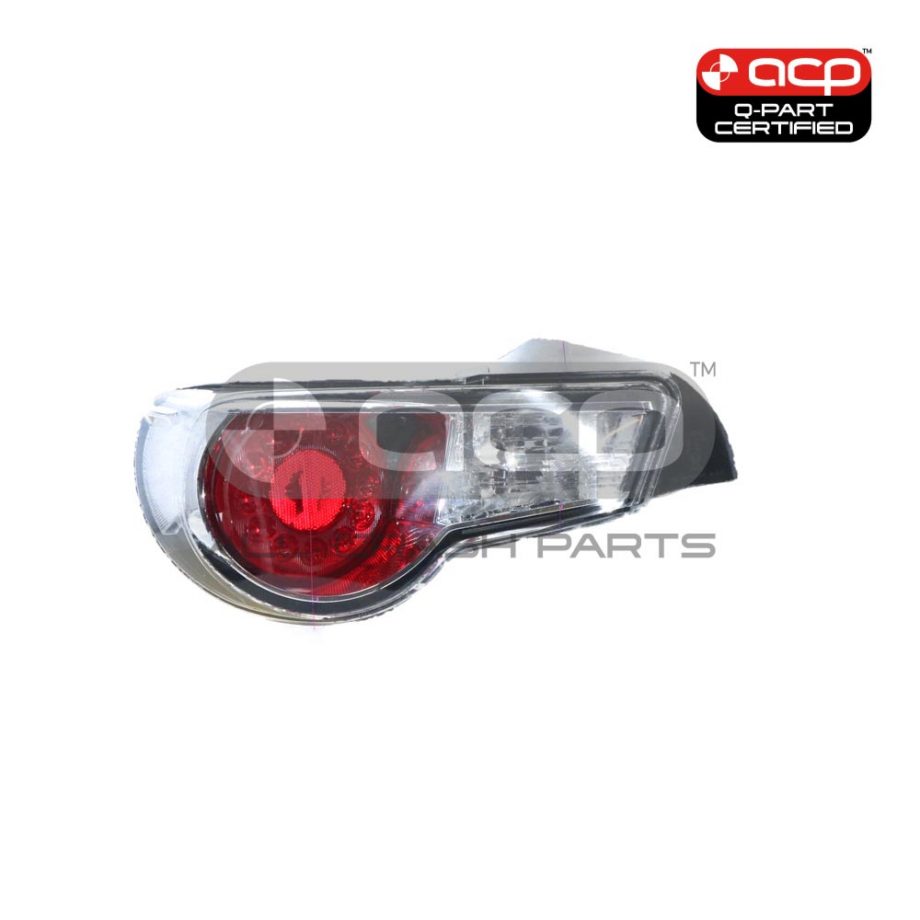 Red/Clear Tail Lamp Passenger Side Certified Suits Toyota 86 ZN6R 2012 to 2016