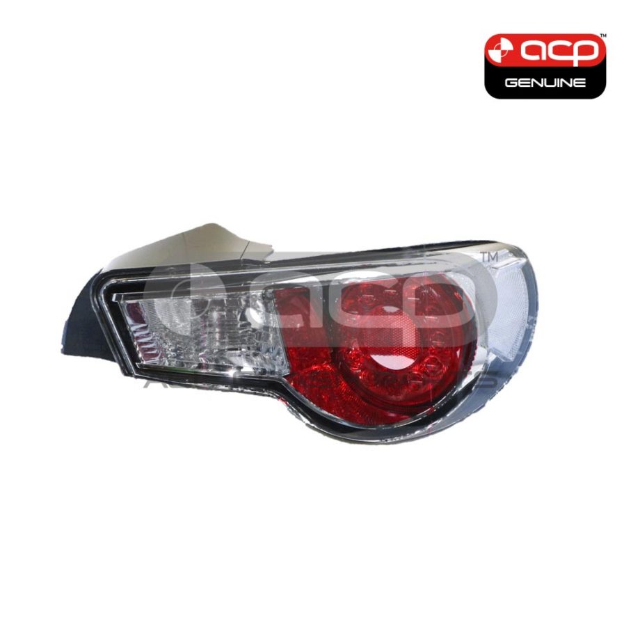 LED Red/Clear Tail Lamp Drivers Side Genuine Suits Toyota 86 ZN6R 2012 to 2016