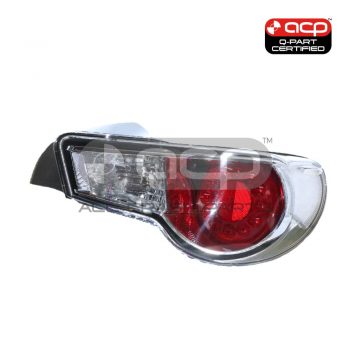 Red/Clear Tail Lamp Drivers Side Certified Suits Toyota 86 ZN6R 2012 to 2016