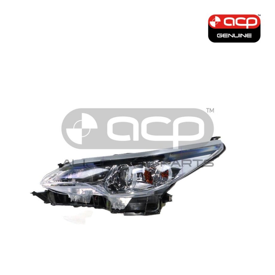 Halogen Head Lamp Passenger Side Genuine Suits Toyota Fortuner GX GUN156R 2015 to 2021