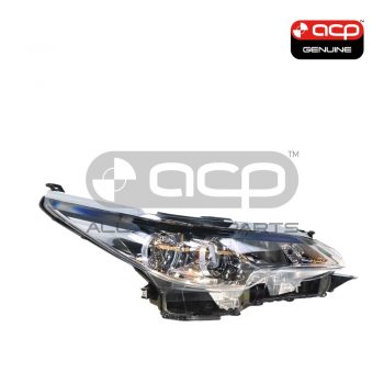 Halogen Head Lamp Drivers Side Genuine Suits Toyota Fortuner GXL GUN156R 2015 to 2021