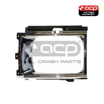 Chrome Headlamp Rim Drivers Side Aftermarket Suits Toyota Hilux YN63/LN65 1983 to 1988