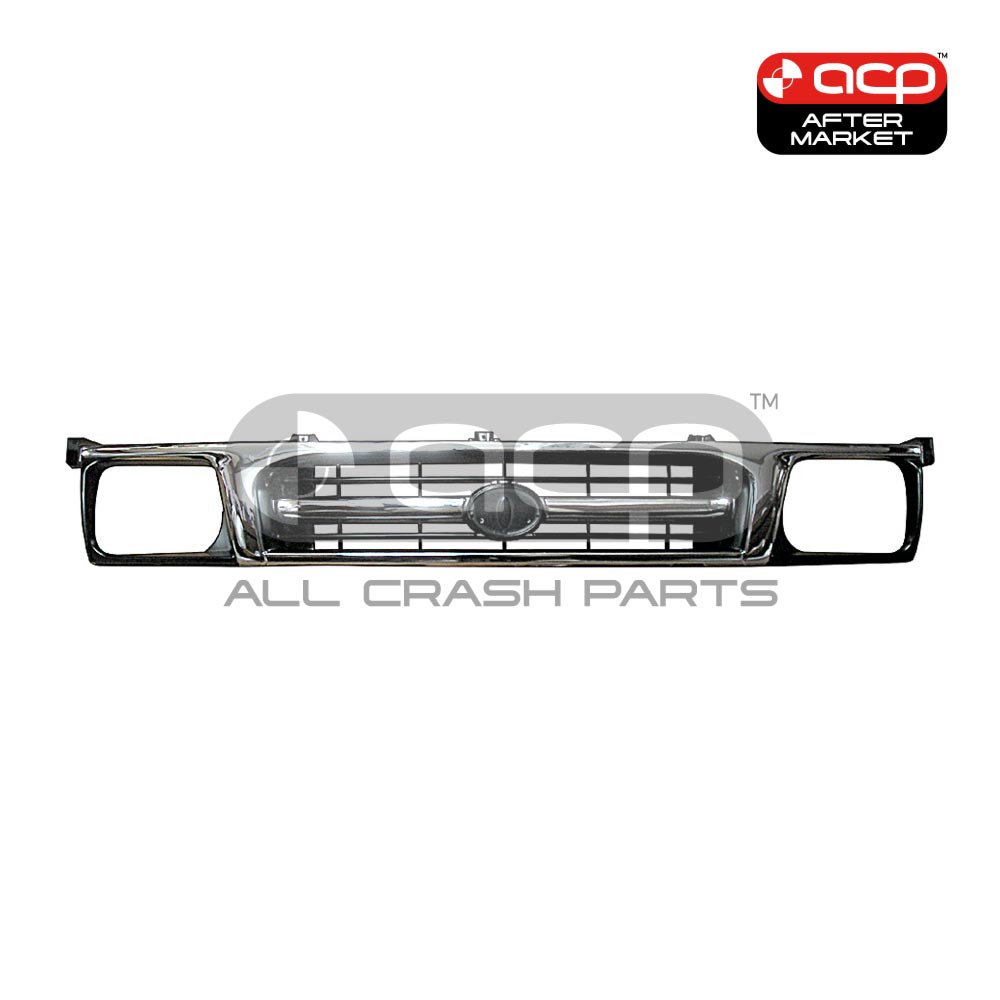 Chrome Grille Aftermarket suits Toyota Hilux SR5 KZN165R & LN167R 10/1997 to 10/2001