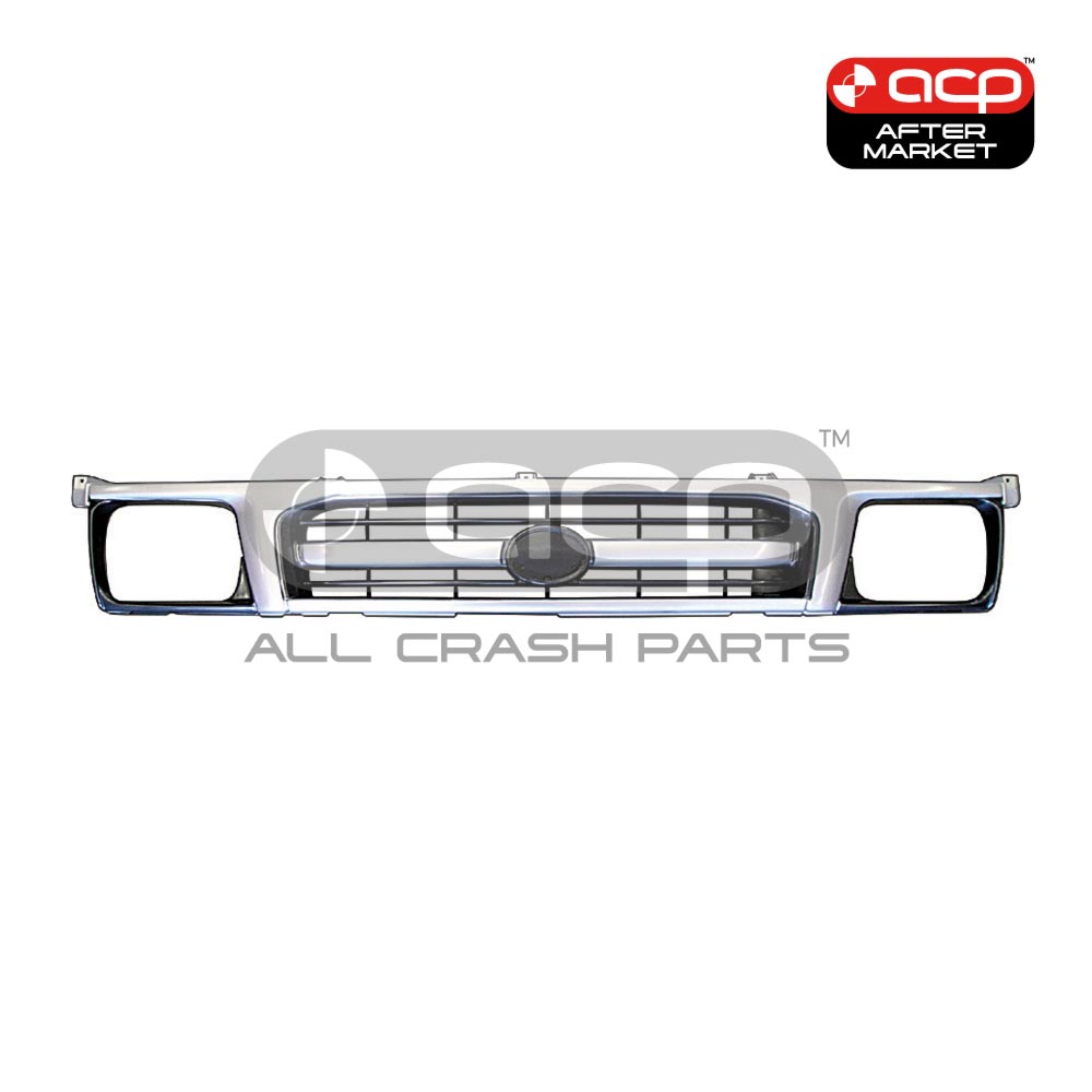 Silver Grille Aftermarket suits Toyota Hilux 10/1997 to 10/2001