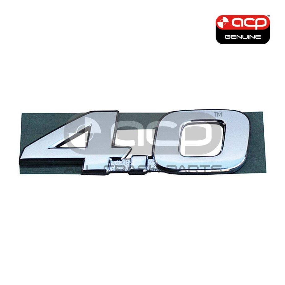 Emblem Genuine "4.0" suits Toyota Hilux 2005 to 2011
