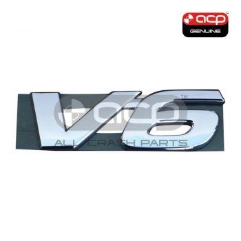 Emblem Genuine "V6" suits Toyota Hilux 2005 to 2015
