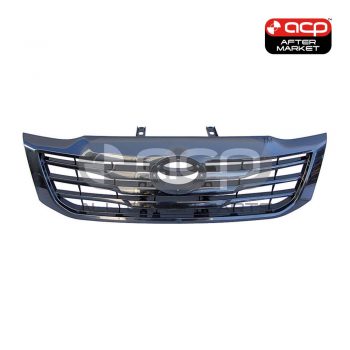 Grey Grille w/Chrome Surround Aftermarket suits Toyota Hilux SR5 7/2011 to 4/2015