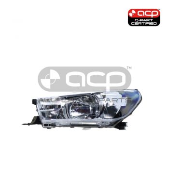 Head Lamp Passenger Side Certified suits Toyota Hilux 2015 On