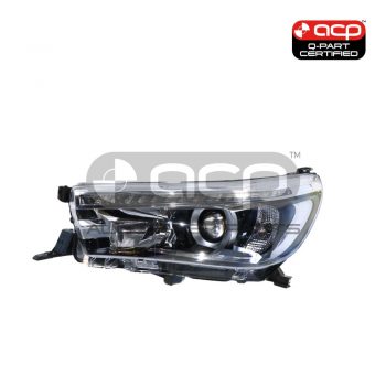 LED Head Lamp Passenger Side Certified suits Toyota Hilux 120 Series 7/2015 to 5/2020