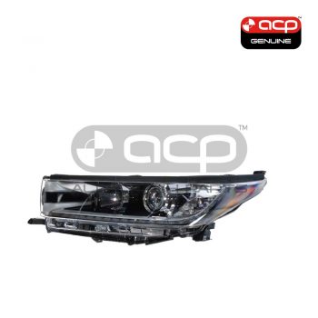 Halogen Head Lamp Passenger Side Genuine Suits Toyota Kluger GX/GXL GSU50R/GSU55R 2016 On