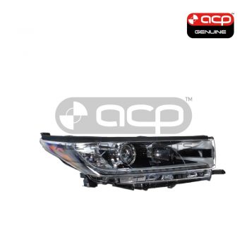 Halogen Head Lamp Drivers Side Genuine Suits Toyota Kluger GX/GXL GSU50R/GSU55R 2016 On