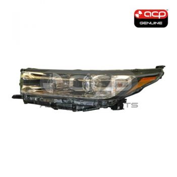 Halogen Head Lamp with Auto High Beam Passenger Side Genuine Suits Toyota Kluger Grande GSU50R/GSU55R 2016 On