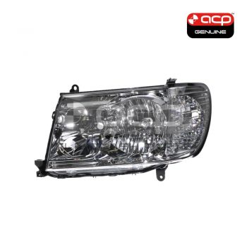 Head Lamp Passenger Side Genuine Suits Toyota Landcruiser 100 Series 2005 to 2007