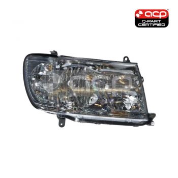 Head Lamp Drivers Side Certified Suits Toyota Landcruiser 100 Series 2005 to 2007