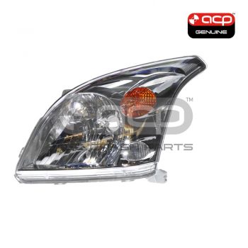 Halogen Head Lamp Passenger Side Genuine Suits Toyota Prado 120 Series 2002 to 2009