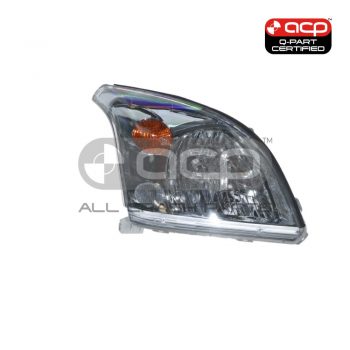 Halogen Head Lamp Drivers Side Certified Suits Toyota Prado 120 Series 2002 to 2009