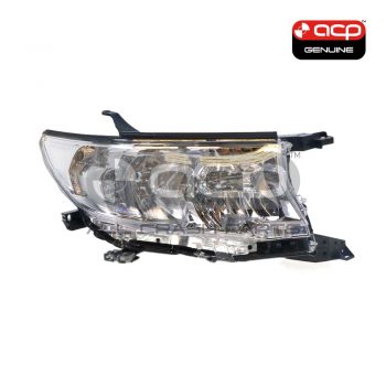Halogen Head Lamp Drivers Side Genuine Suits Toyota Prado GX GDJ150R 2017 to 2021