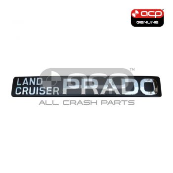 Tail Gate Emblem Genuine suits Toyota Prado