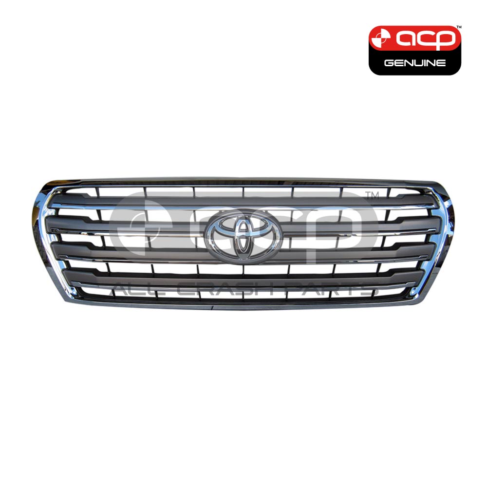 Chrome Grille Genuine suits Toyota Landcruiser 200 Series VX/Sahara 3/2012 to 9/2015