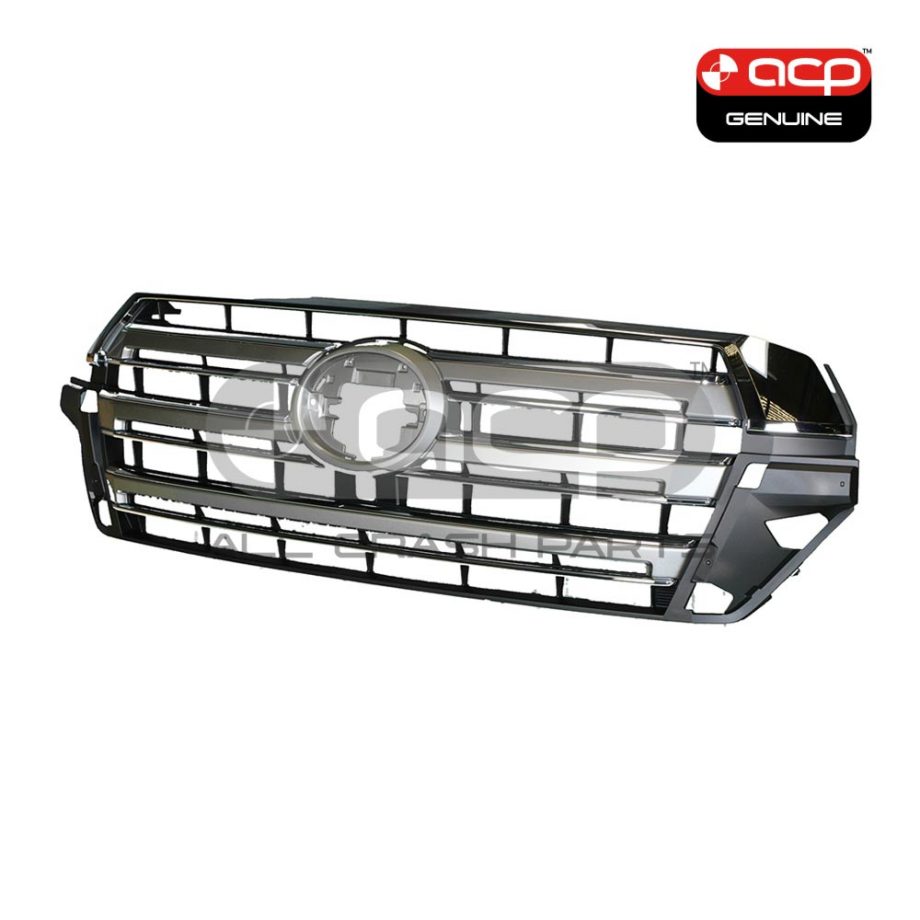Chrome Grille Genuine suits Toyota Landcruiser 200 Series Sahara 9/2015 On