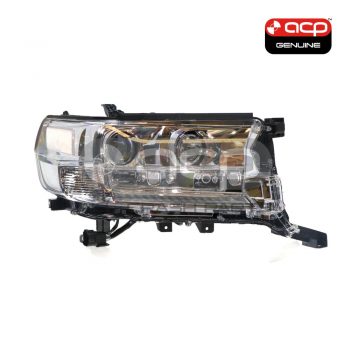 Bi-LED Head Lamp with Auto Levelling and DRL Driver Side Genuine suits Toyota Landcruiser 200 Series VX/Sahara 9/2015 On