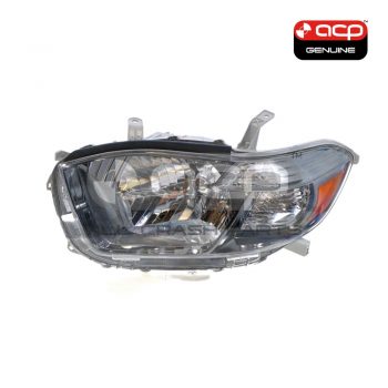 Halogen Head Lamp Passenger Side Genuine Suits Toyota Kluger GSU40R/GSU45R KX-S & Grande 2007 to 2010