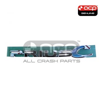 Tail Gate Emblem Genuine suits Toyota Prius-C NHP10R