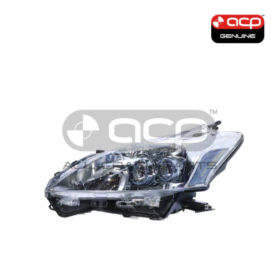 LED Head Lamp Passenger Side Genuine Suits Toyota Prius-V i-Tech ZVW40R 2012 to 2013