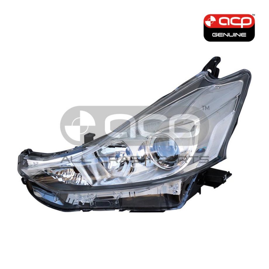 Halogen Head Lamp Passenger Side Genuine Suits Toyota Prius-V ZVW40R 2015 On