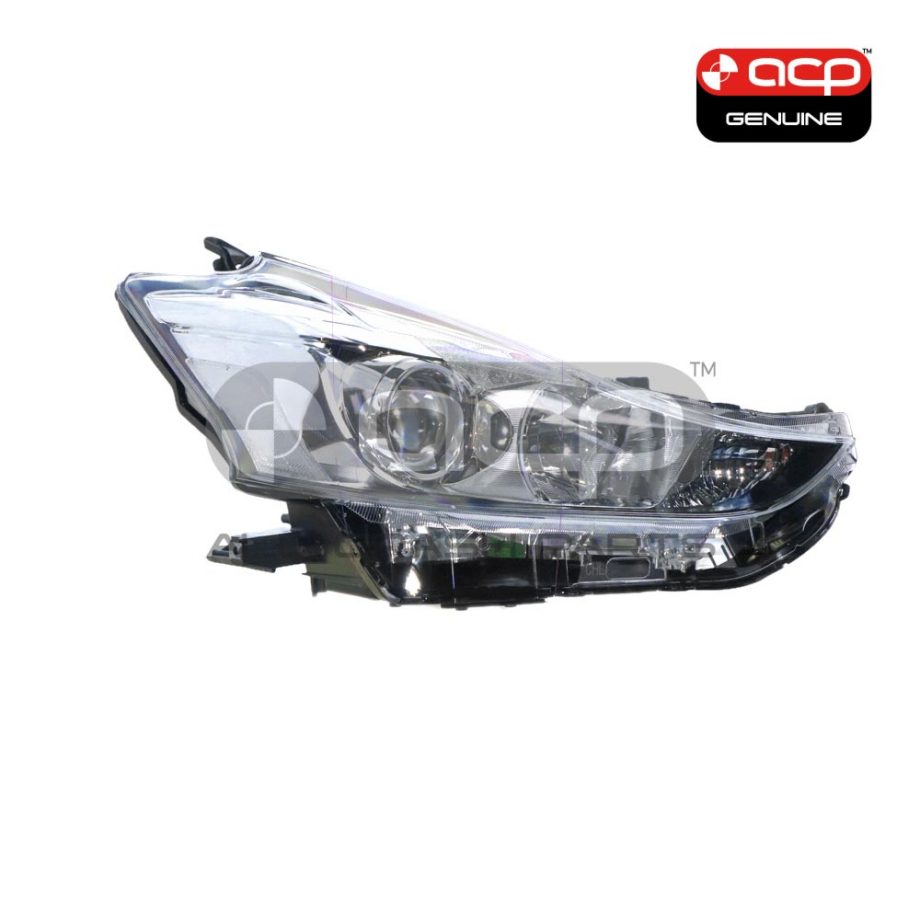 Halogen Head Lamp Drivers Side Genuine Suits Toyota Prius-V ZVW40R 2015 On