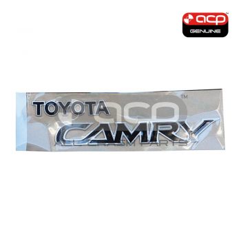 Black Boot lid Emblem "Toyota Camry" Genuine Suits Toyota Camry MCV36R 2002 to 2006
