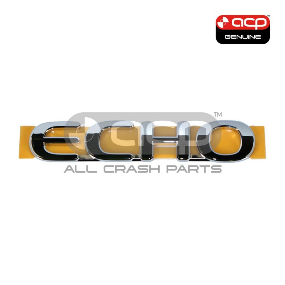 Tail Gate Emblem Genuine Suits Toyota Echo NCP10R/NCP13R 1999 to 2005