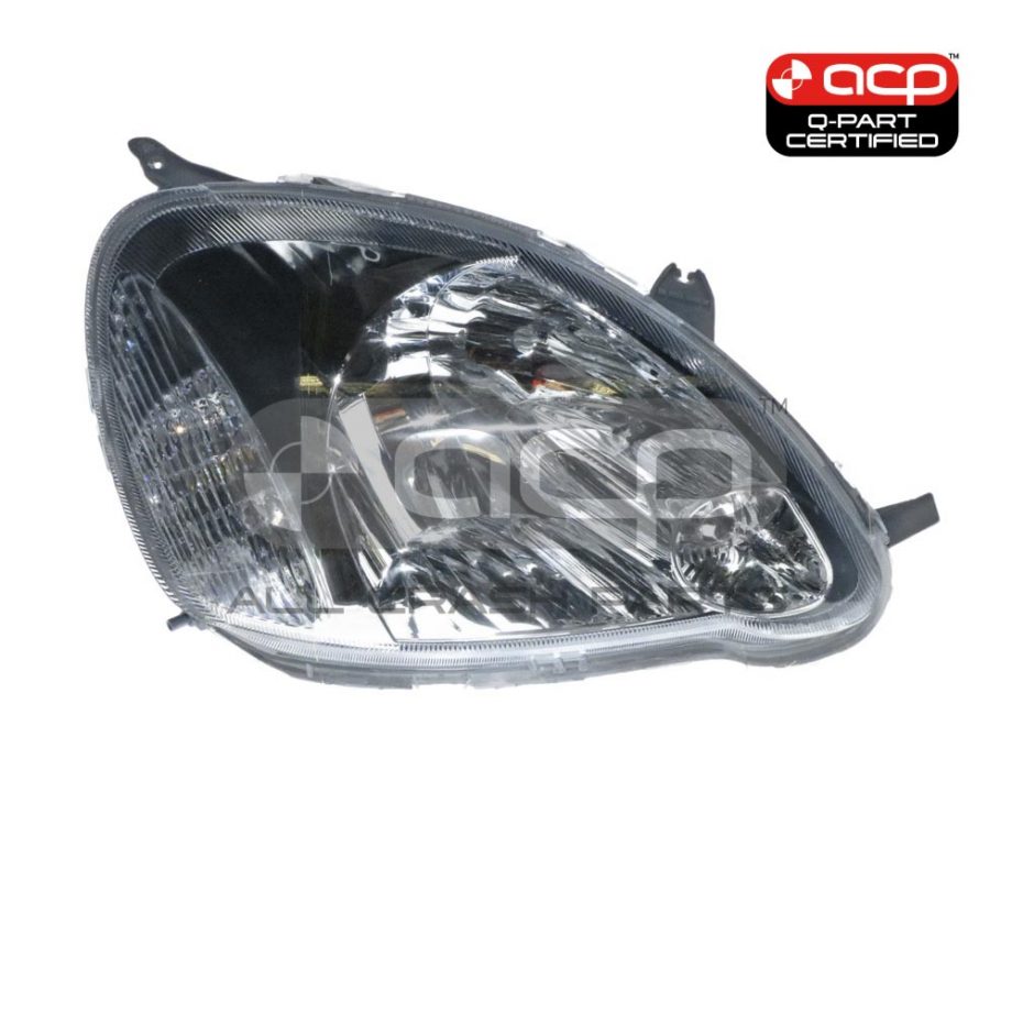 Halogen Manual Adjust Head Lamp Drivers Side Certified Suits Toyota Echo NCP10R/NCP13R 2002 to 2005