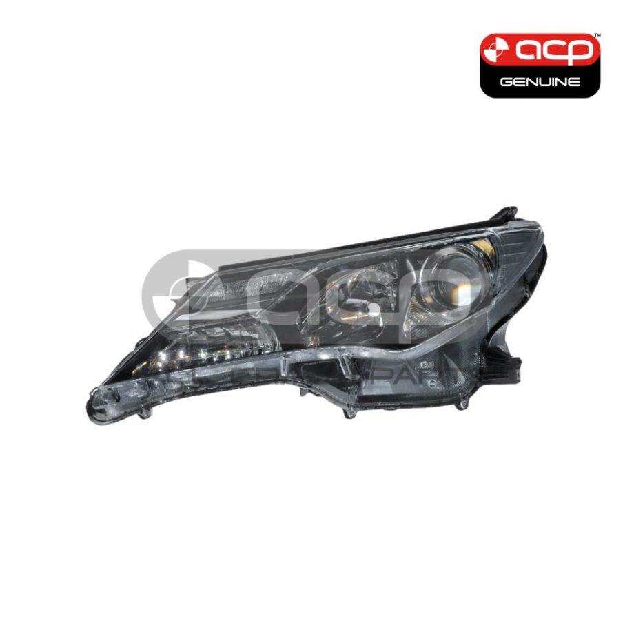 Halogen Head Lamp Passenger Side Genuine Suits Toyota RAV4 GX 2012 to 2015