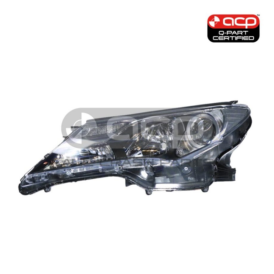 Halogen Head Lamp Passenger Side Certified Suits Toyota RAV4 GXL 2012 to 2015