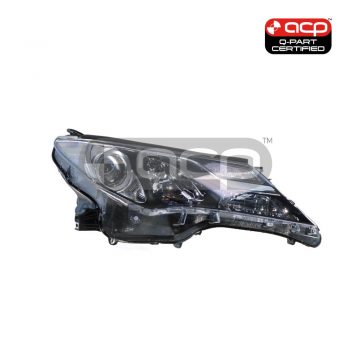 Halogen Head Lamp Drivers Side Certified Suits Toyota RAV4 GXL 2012 to 2015