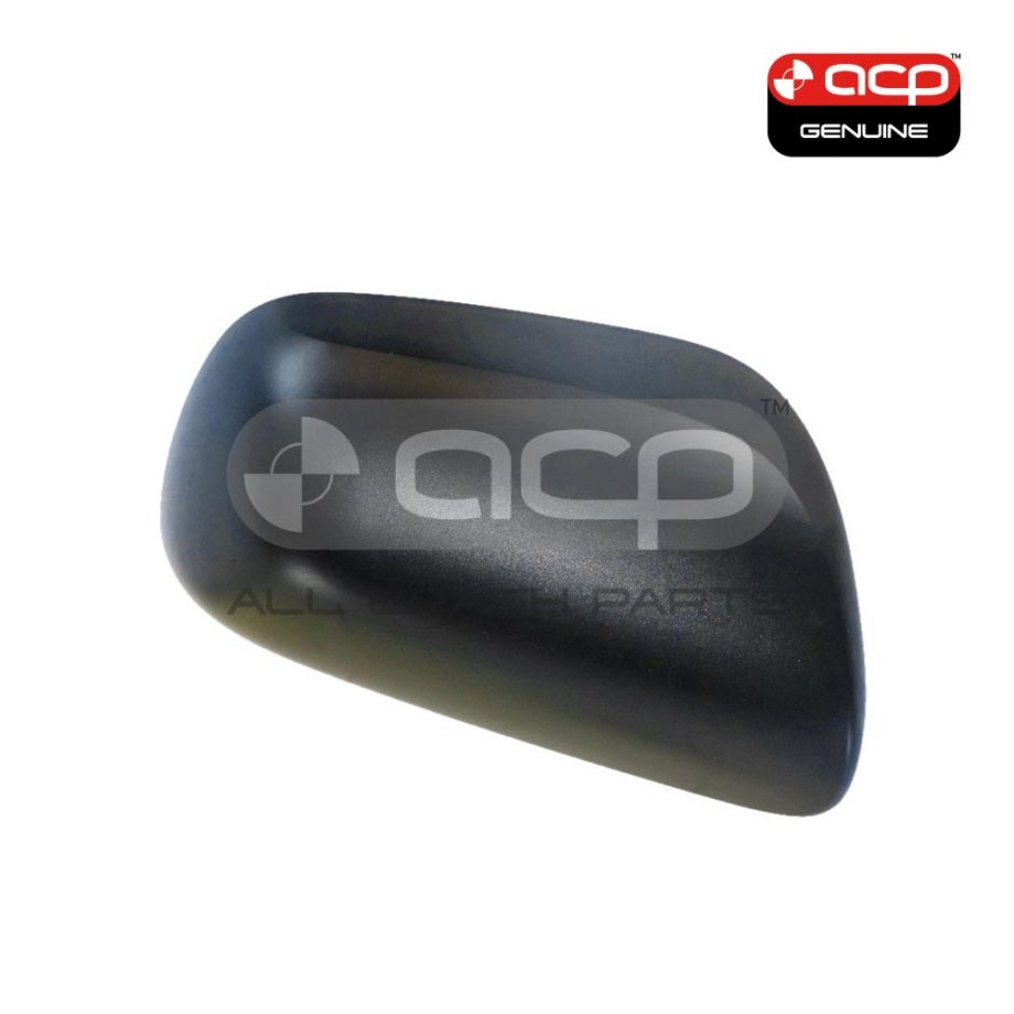 Black Door Mirror Cover Drivers Side Genuine suits Toyota Yaris Hatch 2005 to 2008