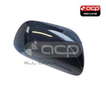 Black Door Mirror Cover Drivers Side Genuine suits Toyota Yaris Hatch 2008 to 2011