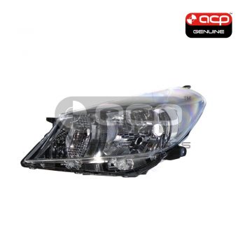 Halogen Head Lamp Passenger Side Genuine Suits Toyota Yaris ZR NCP131 2011 to 2014