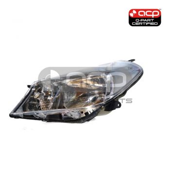 Halogen Head Lamp Passenger Side Certified Suits Toyota Yaris ZR NCP131 2011 to 2014