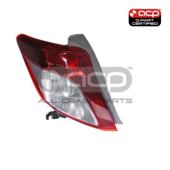 Tail Lamp Passenger Side Certified suits Toyota Yaris NCP130 Series 2011 to 2014