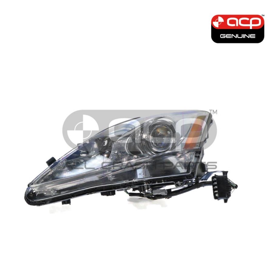 Halogen Head Lamp Passenger Side Genuine Suits Lexus IS250 Sports/Prestige GSE20 2005 to 2010