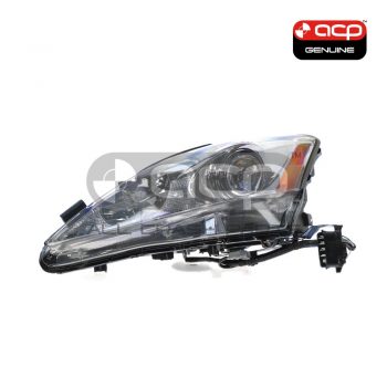 Halogen Head Lamp Passenger Side Genuine Suits Lexus IS250 Prestige GSE20 2010 to 2013