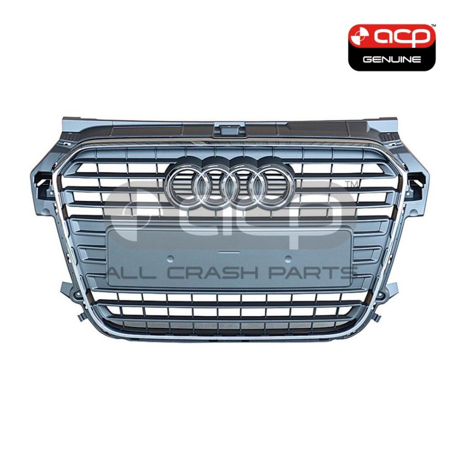 Grey Grille Genuine Suits Audi A1 8X 2010 to 2015